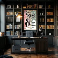 Edward Reno Vintage Magic Performance Cultural Poster