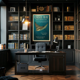 Grace in Motion Eagle Ray Poster