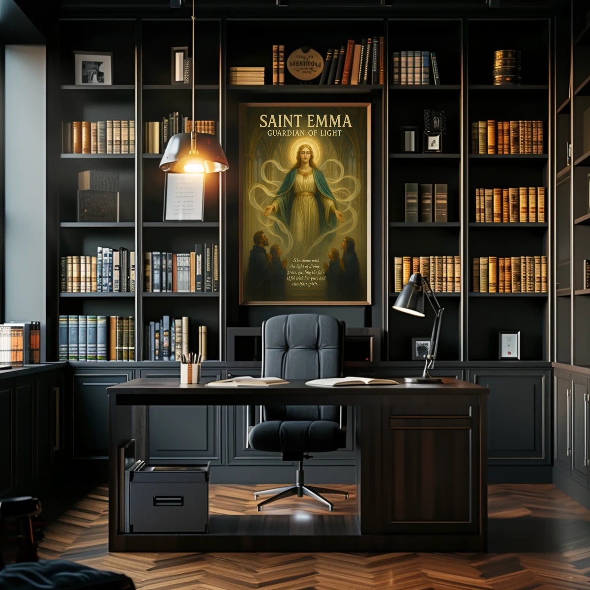 Saint Emma Guardian Of Light Poster