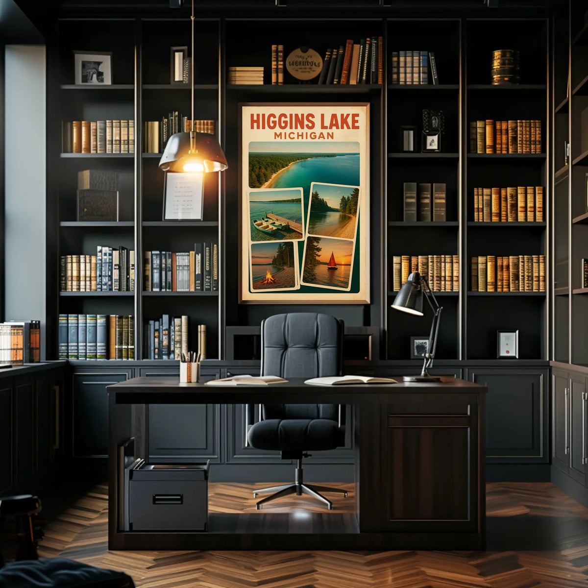 Higgins Lake Michigan Poster