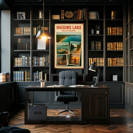 Higgins Lake Michigan Poster