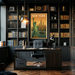 New York Cityscape Poster