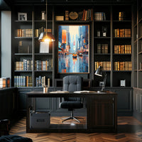Cityscape Reflections Poster PosterGoat