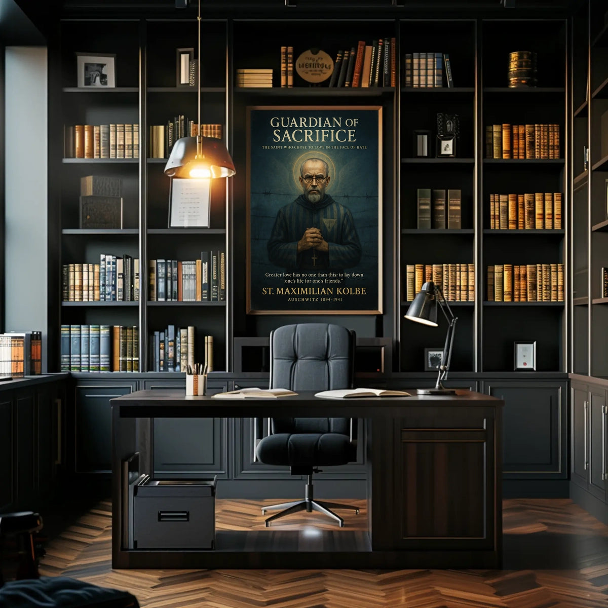 Guardian of Sacrifice St. Maximilian Kolbe Poster