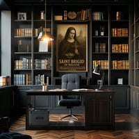 Saint Brigid Of Ireland Poster