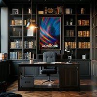 Concord Cityscape Vibrant Impressionism Chic Poster