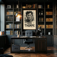 Jim Thorpe Portrait Poster