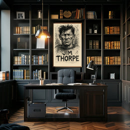 Jim Thorpe Portrait Poster