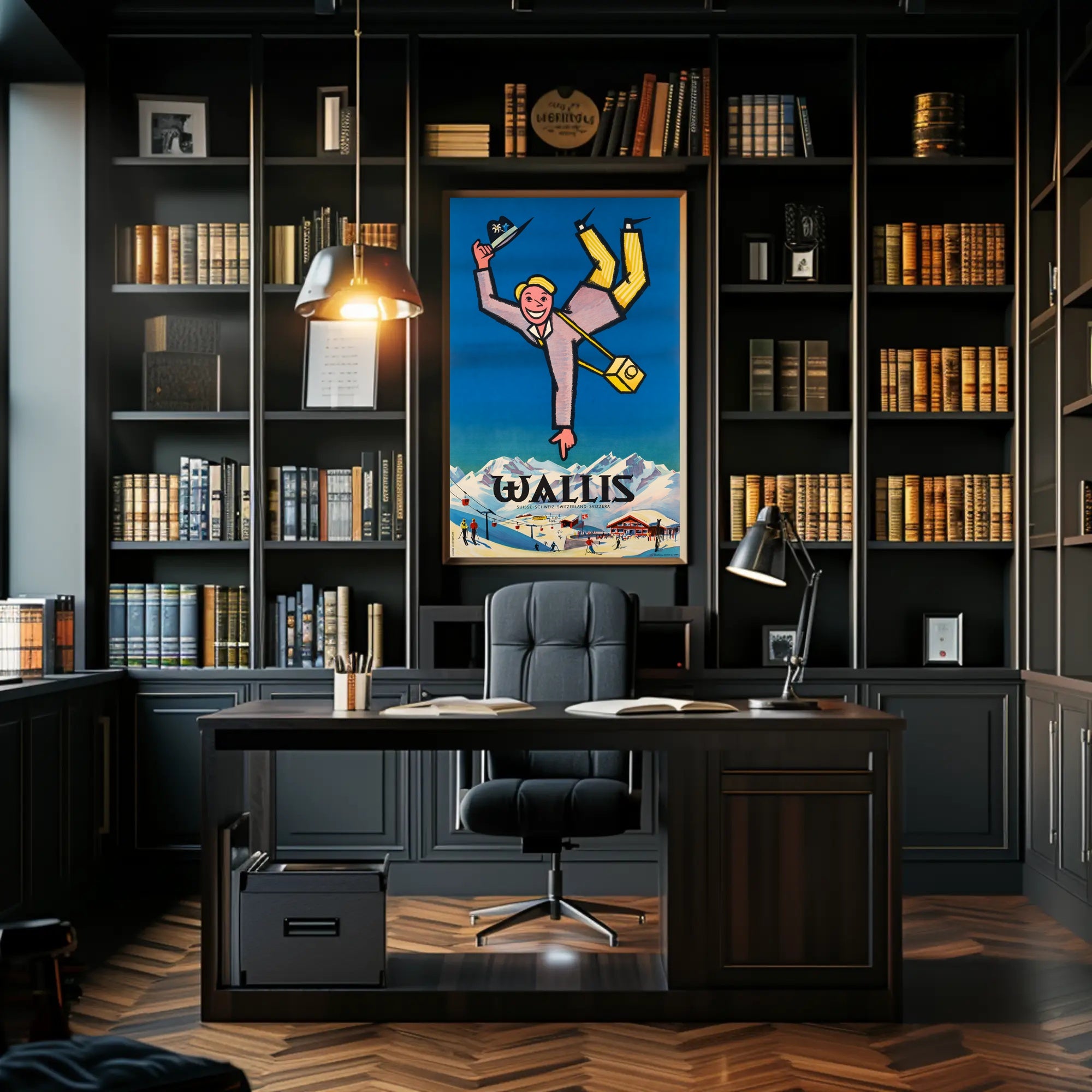Wallis Travel Poster PosterGoat