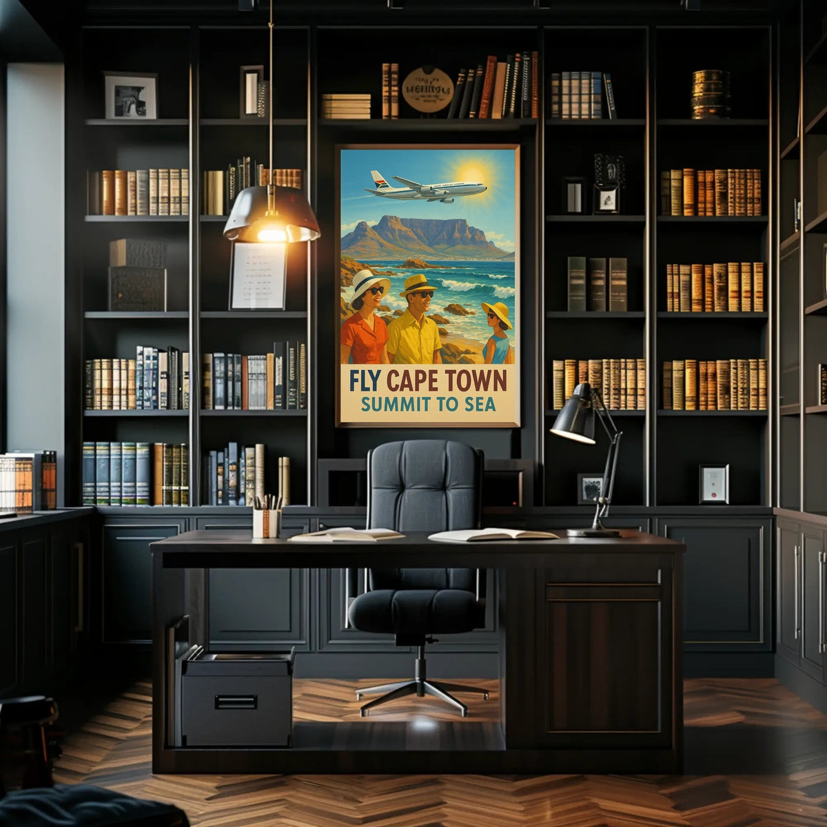 Fly Cape Town Summit To Sea Poster