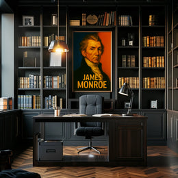 James Monroe Heritage Travel Poster
