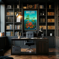 Explore Belize Poster PosterGoat