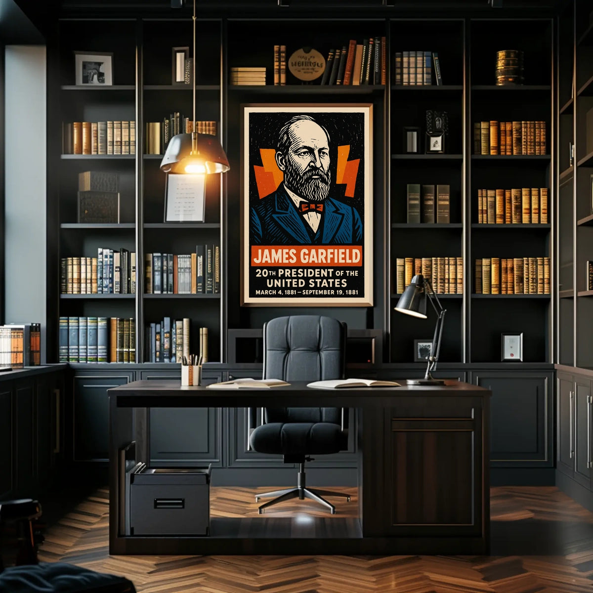 James Garfield 20th President Poster