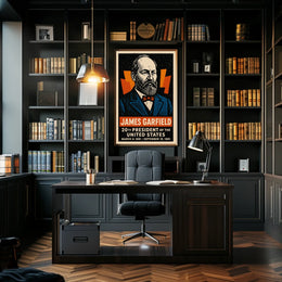 James Garfield 20th President Poster