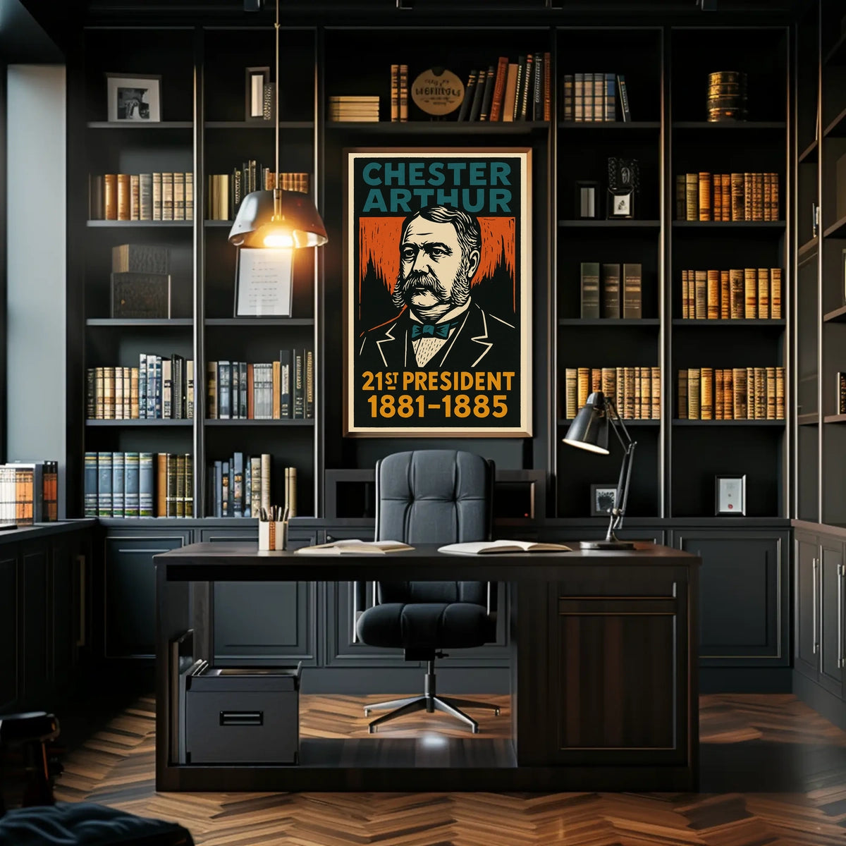 Chester Arthur 21st President Poster