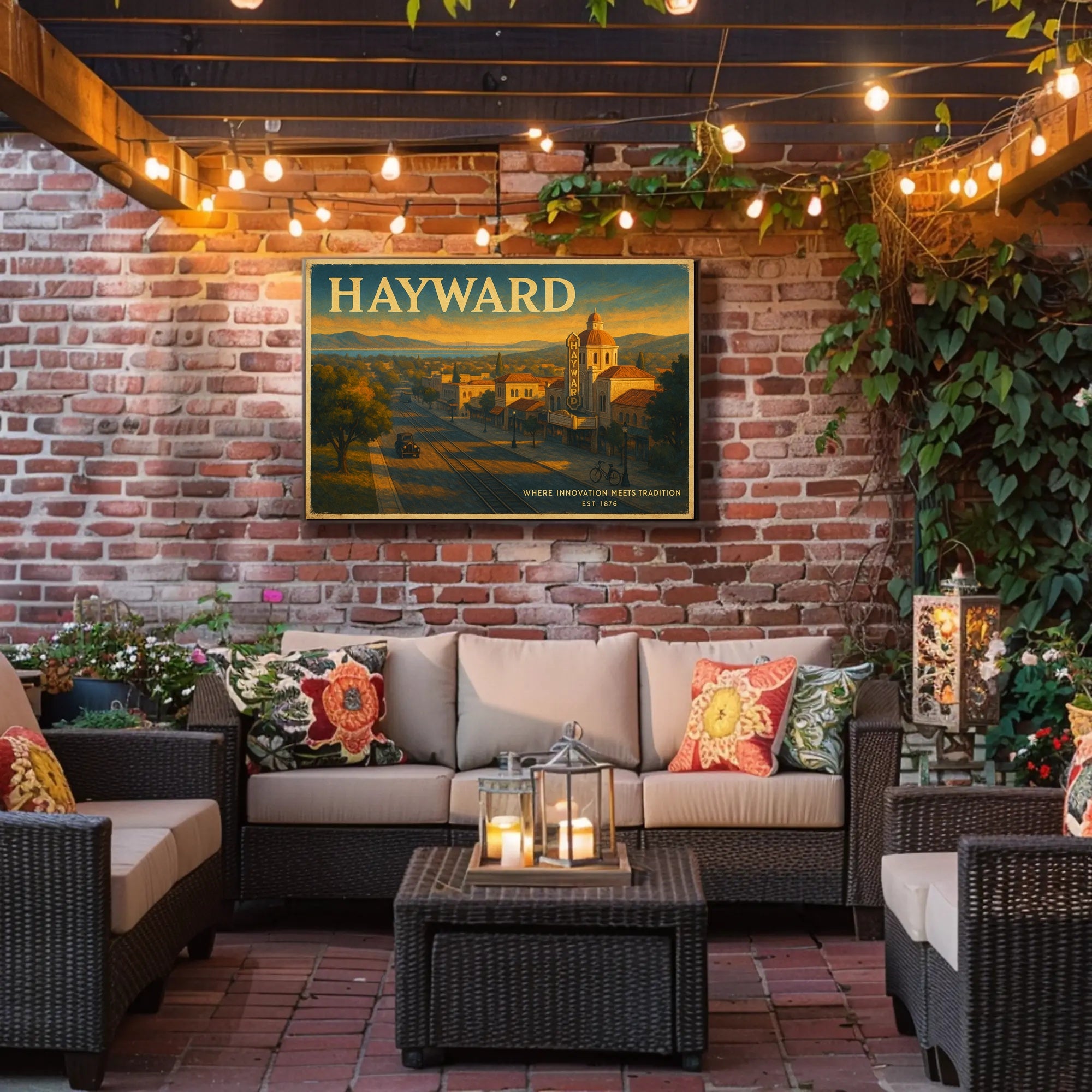 Hayward Travel Poster Where Innovation Meets Tradition