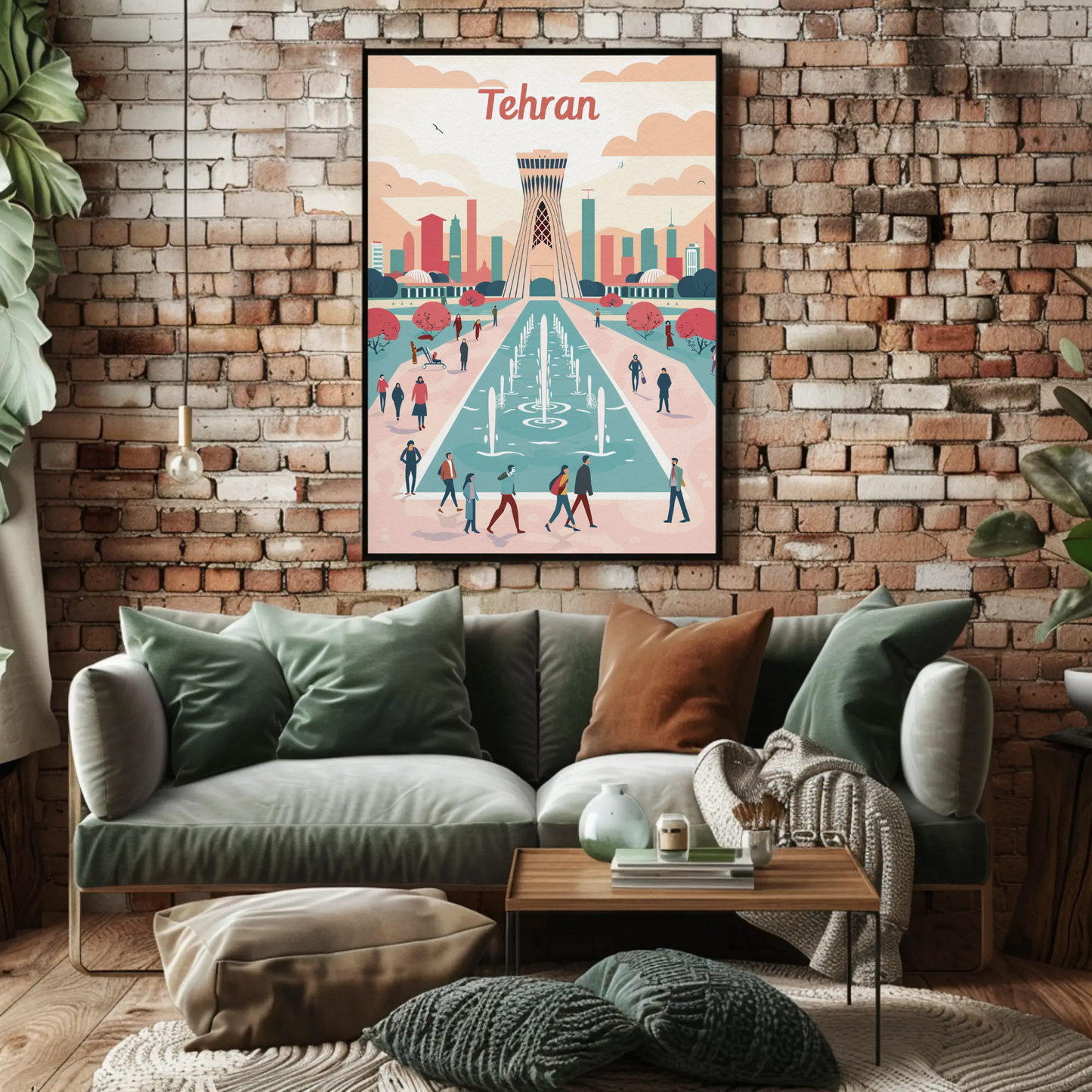 Tehran's Urban Vibes Poster