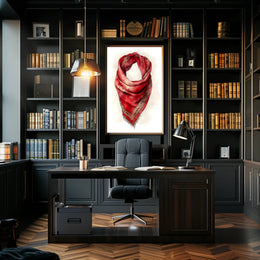 The Art of the Scarf Decorative Wall Art Print
