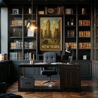 New York Cityscape Poster