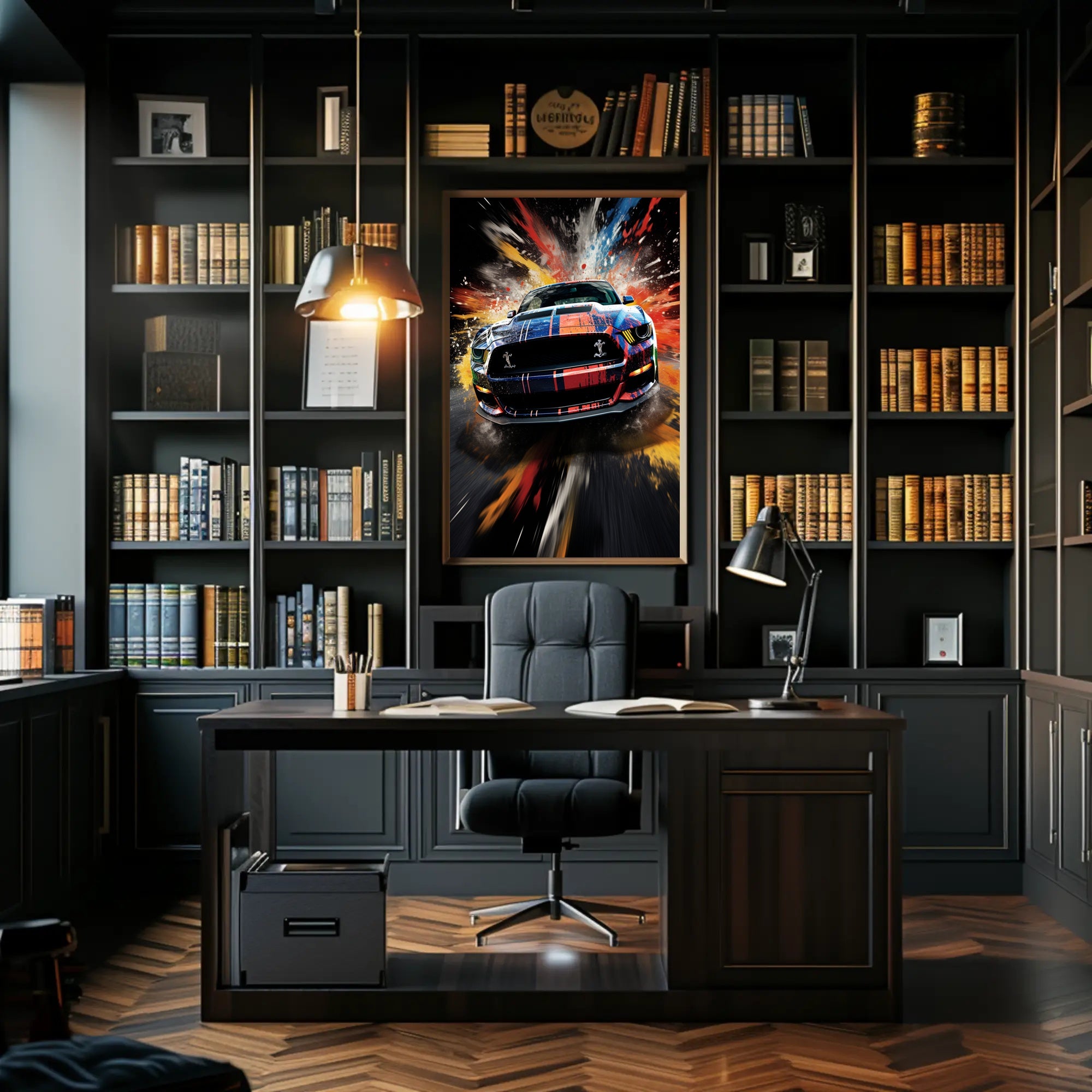 Speed And Color Explosion Poster