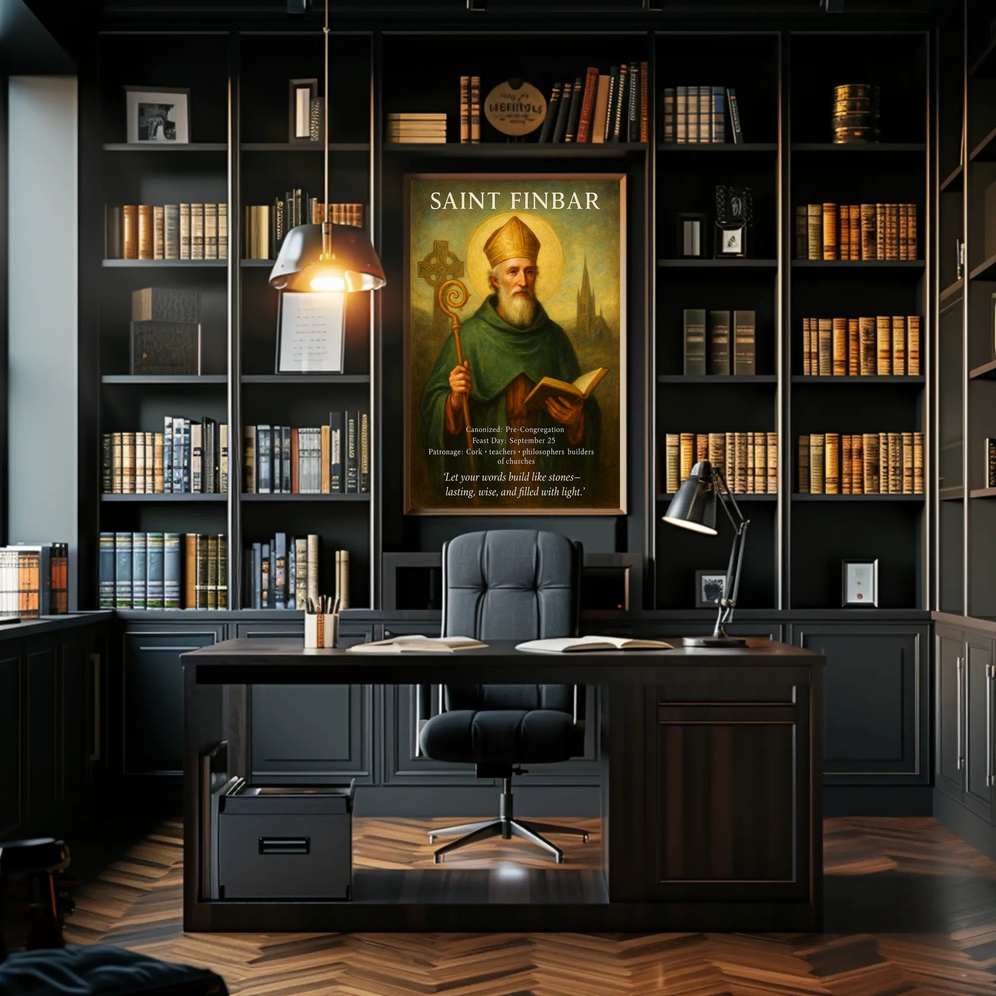 Saint Finbar Poster PosterGoat