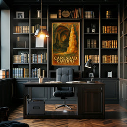 Carlsbad Caverns National Park Scenic Wanderlust Poster