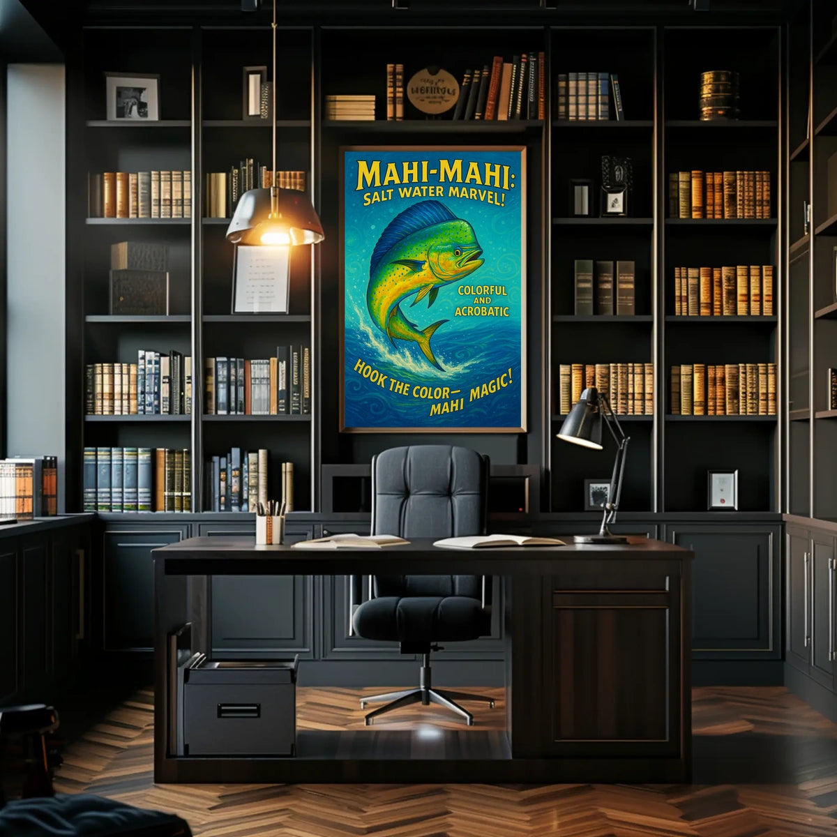 Mahi-Mahi Salt Water Marvel Poster