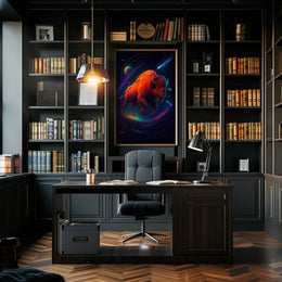Cosmic Bison Poster