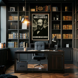 James Garfield 20Th President Poster