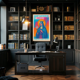 Saint Catherine of Sweden Poster