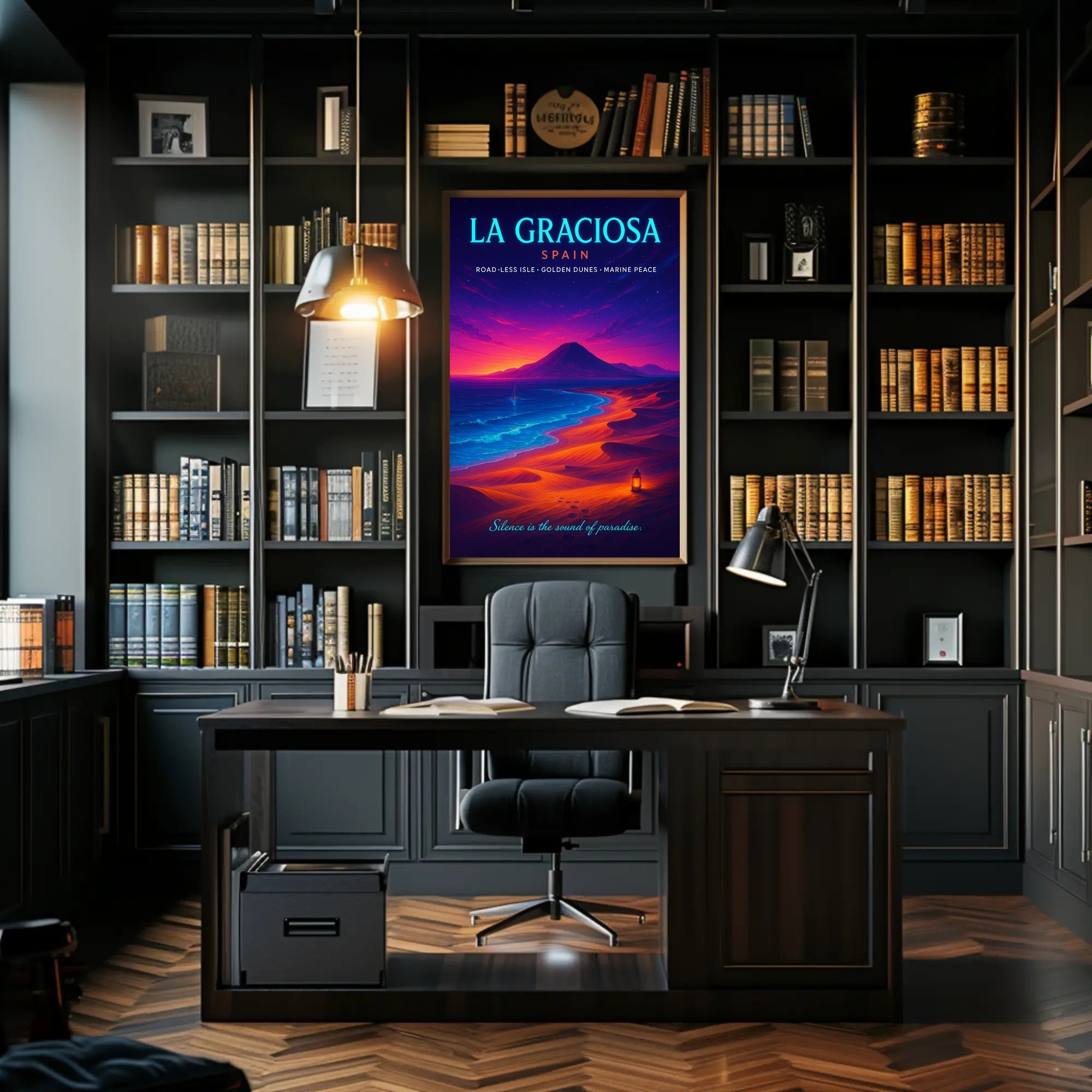 La Graciosa Twilight, Travel Escape Poster
