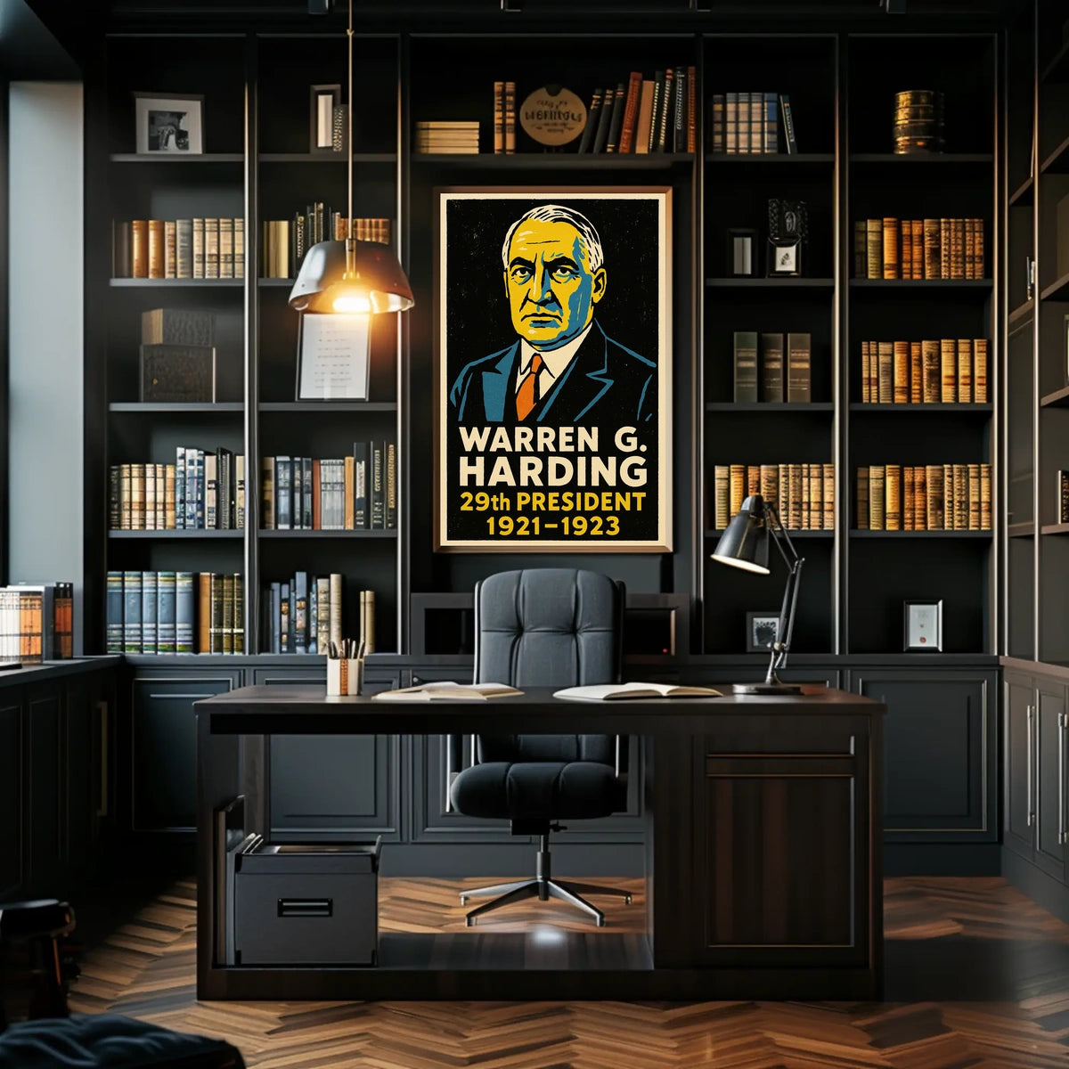 Warren G. Harding 29th President Poster