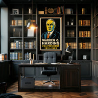 Warren G. Harding 29th President Poster
