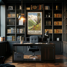 Mont Blanc Adventure Travel Poster PosterGoat