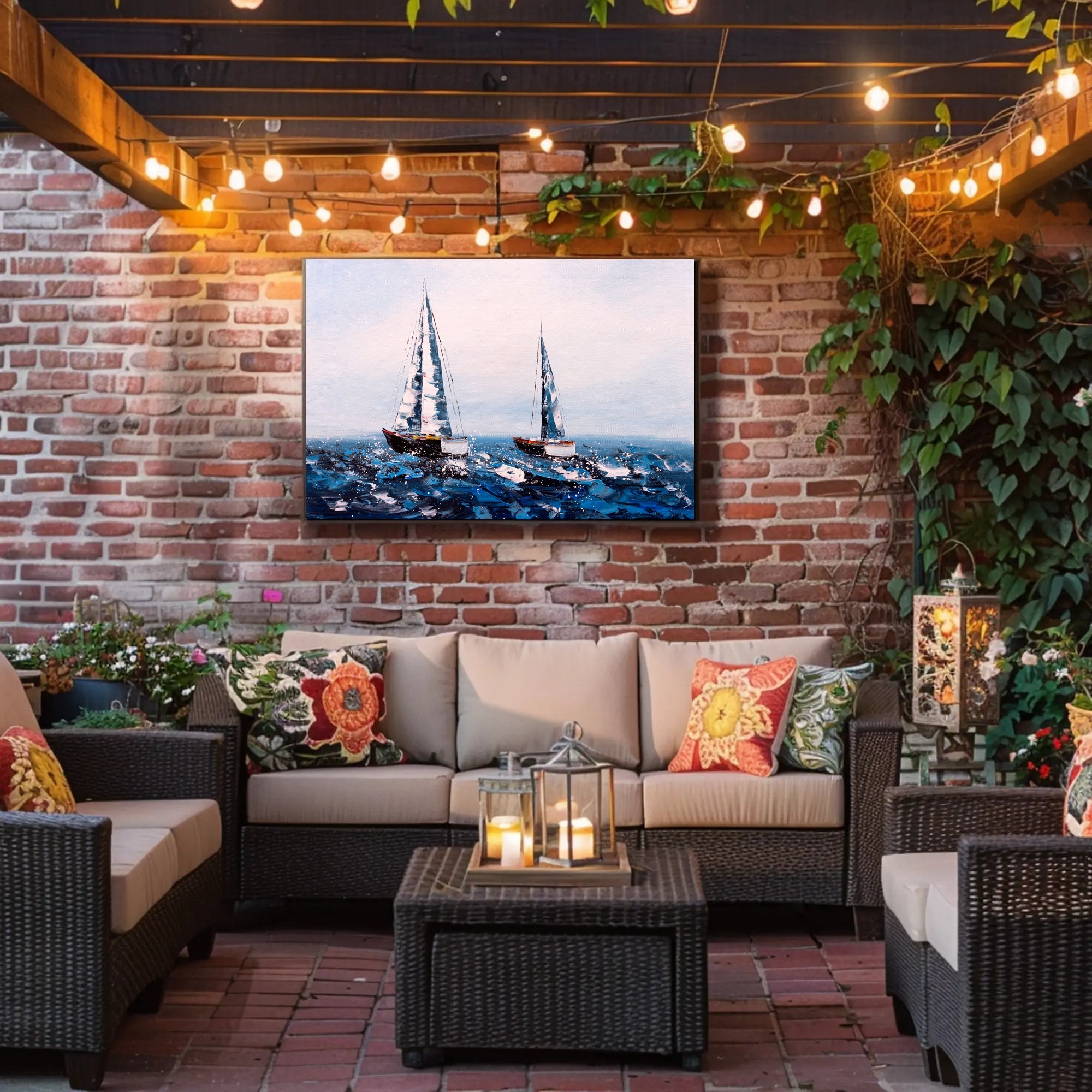 Sailing Serenity Poster