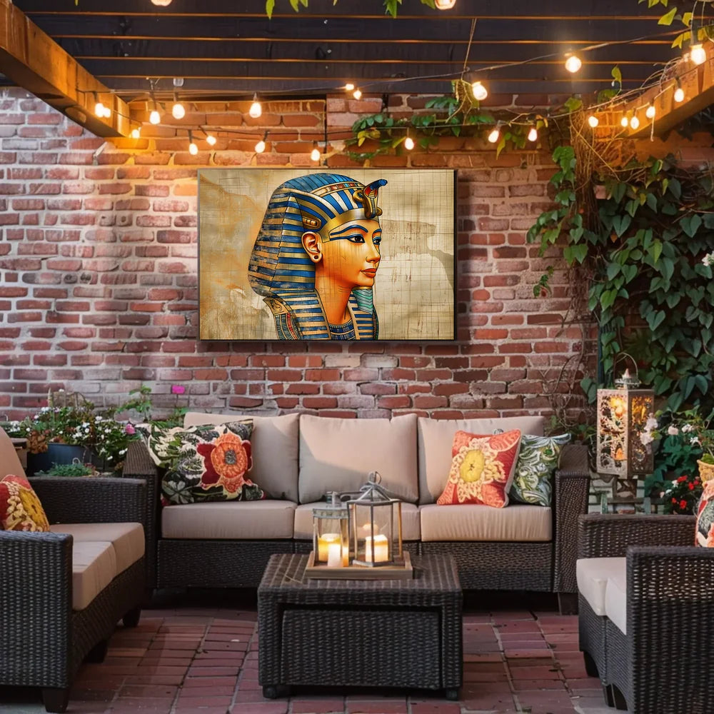 Majestic Pharaoh: Timeless Egyptian Art Poster