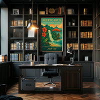 Puerto Rico The Enchanted Island Poster