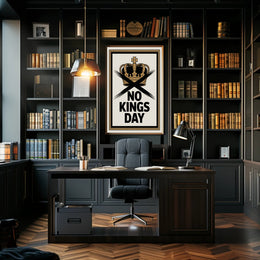 No Kings Day Anti-Monarchy Political or Propaganda Poster