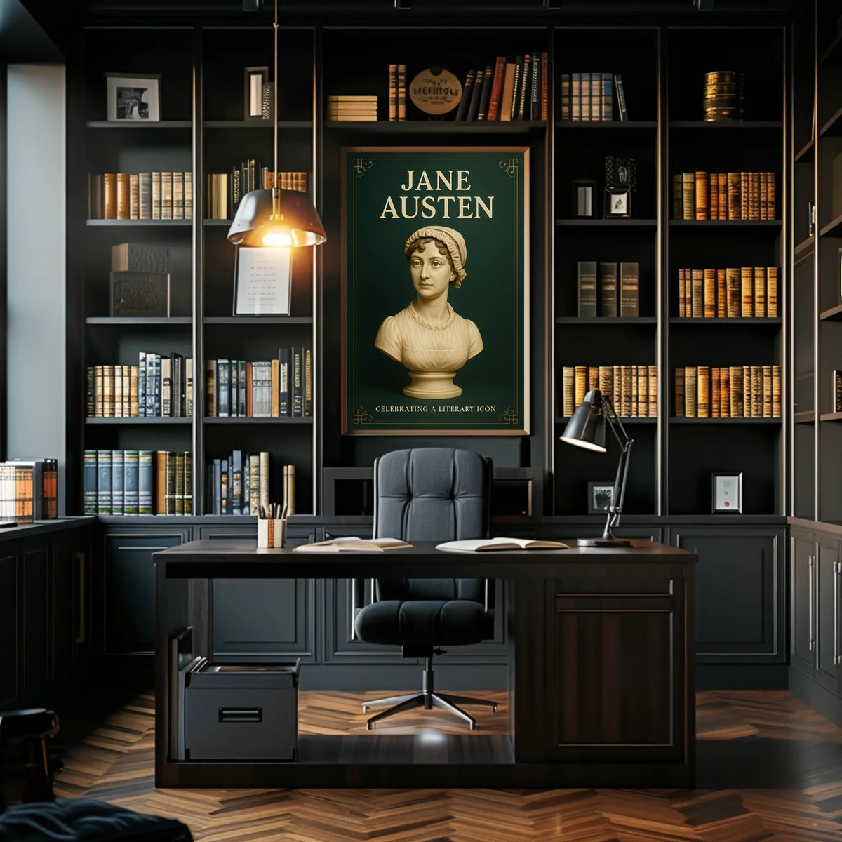 Jane Austen Celebrating A Literary Poster