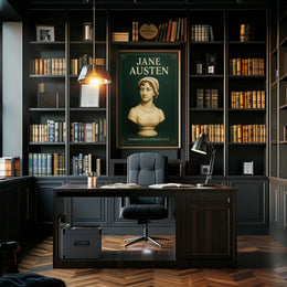 Jane Austen Celebrating A Literary Poster