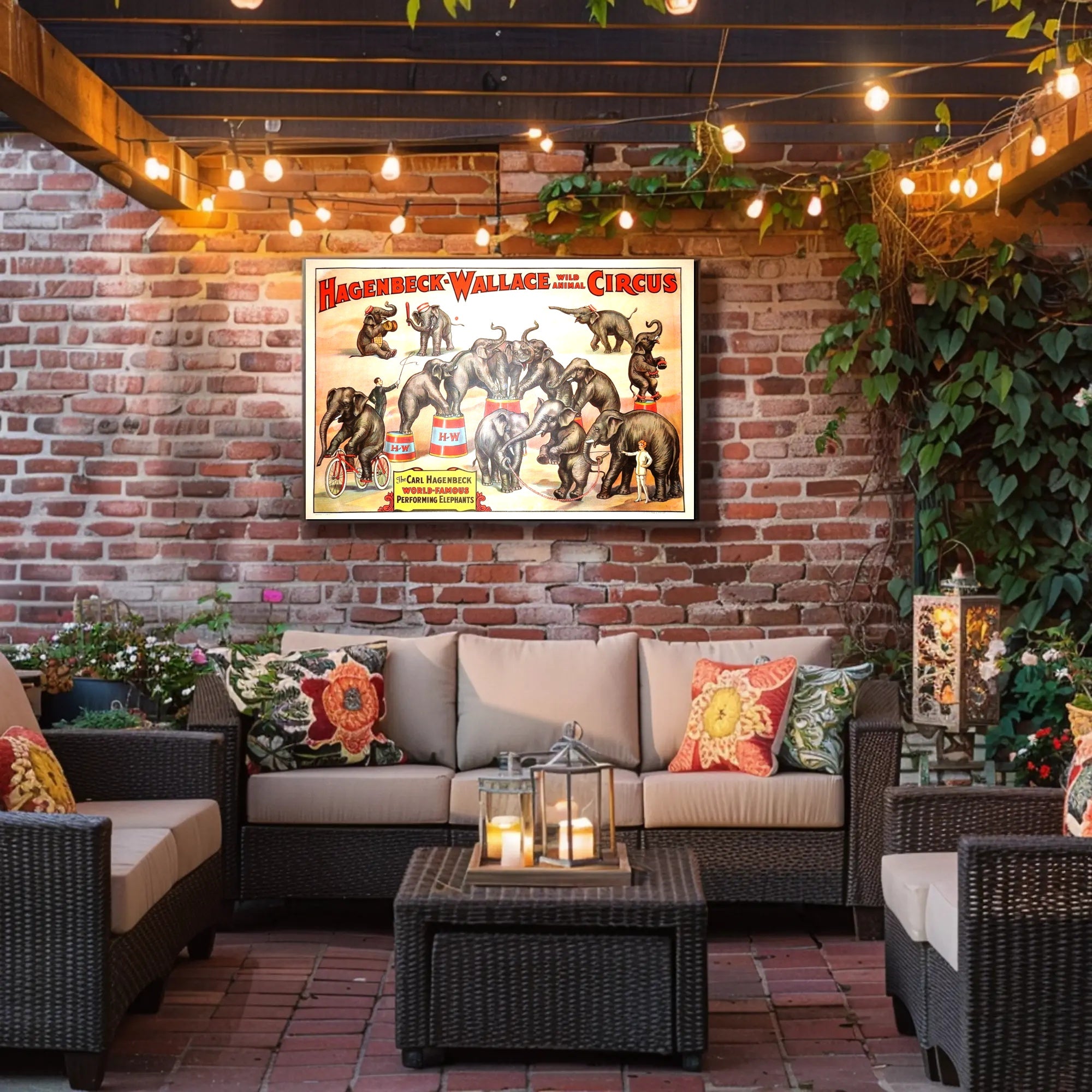 Hagenbeck-Wallace Wild Animal Circus Poster