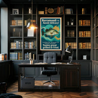 Barramundi Australian Delicacy Cultural or Heritage Poster