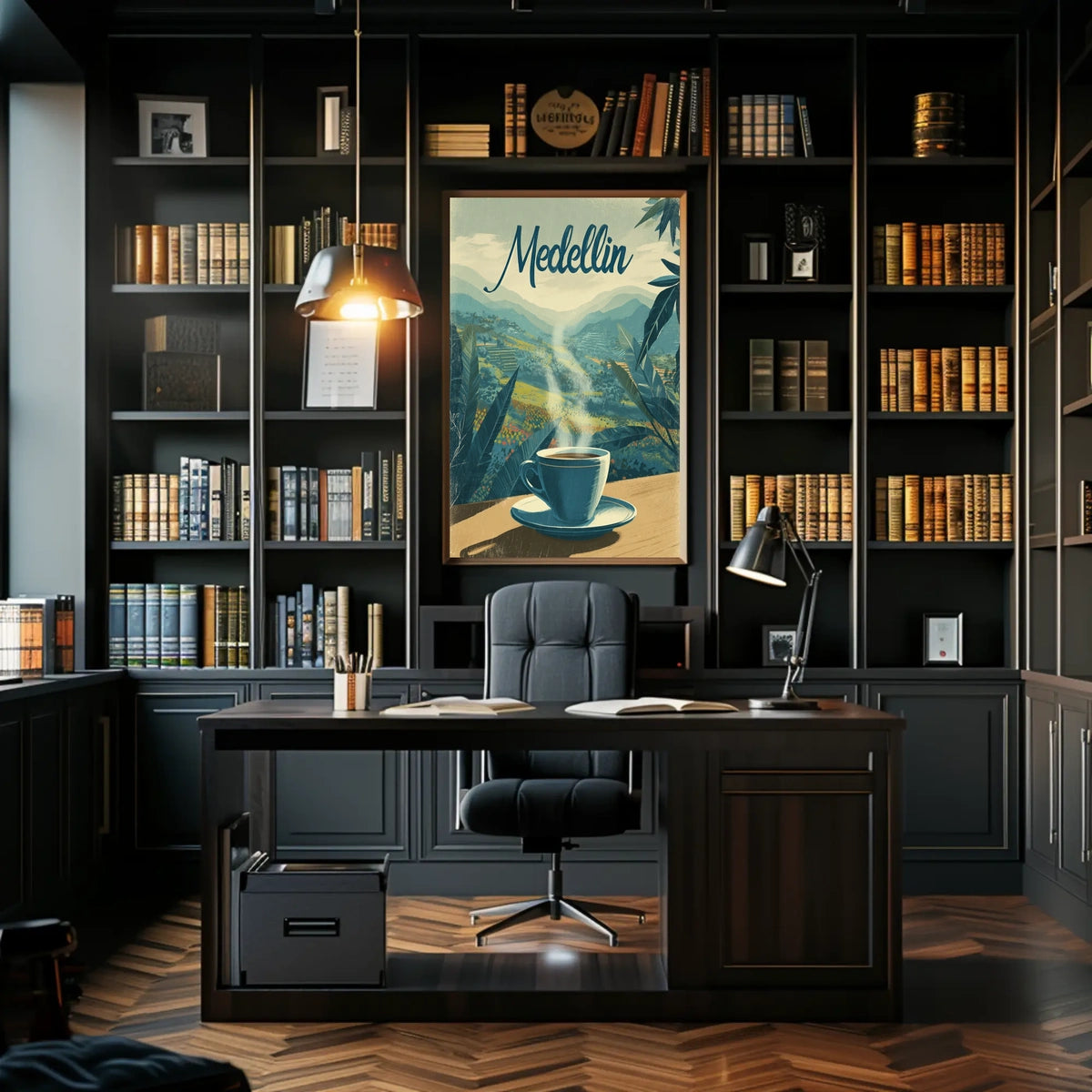 Medellin Coffee Experience Poster