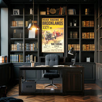 Road Racing at Brooklands Poster