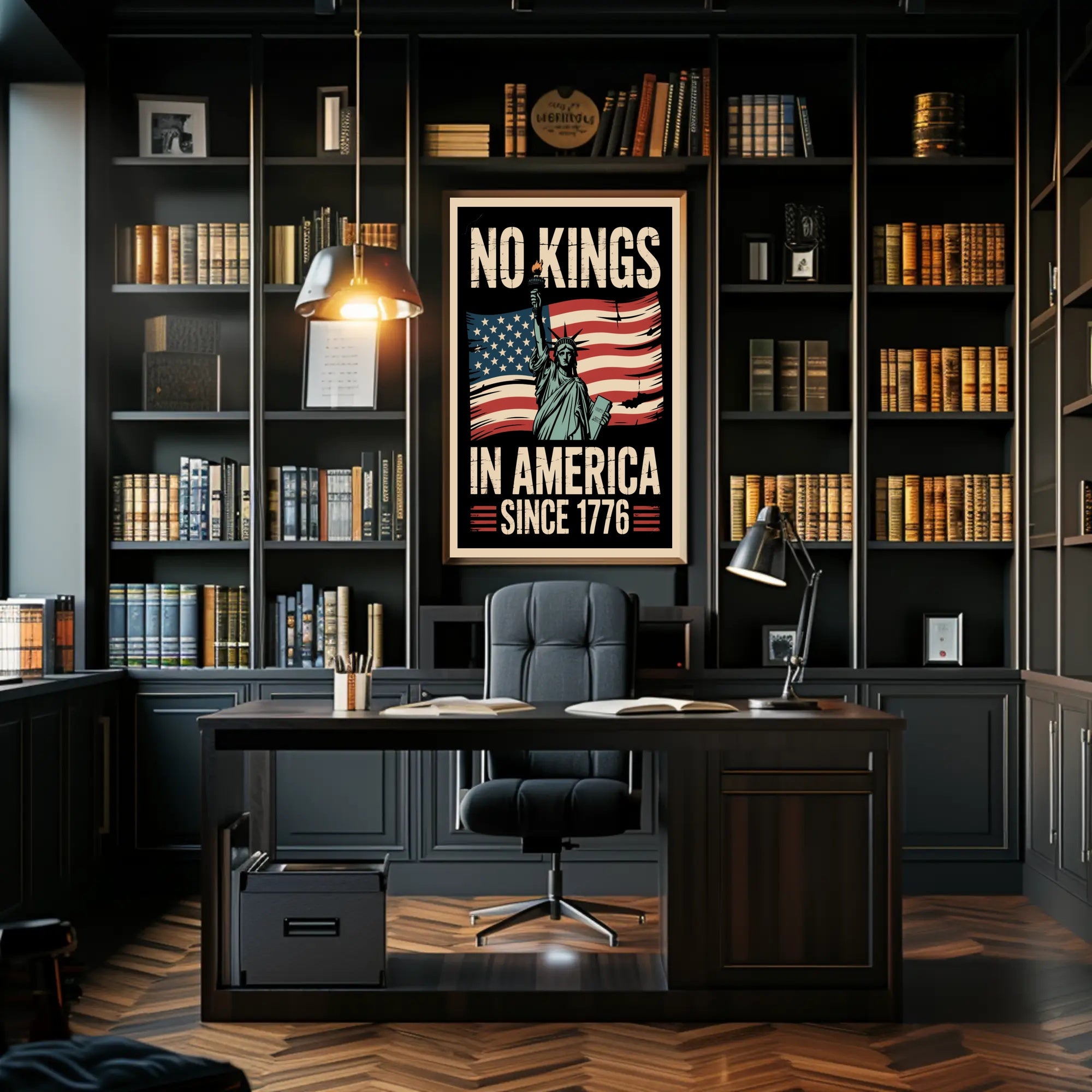 Patriotic Independence Statue of Liberty Political or Propaganda Poster