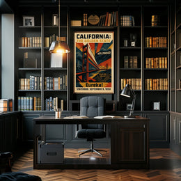 California The Golden State Poster