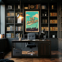 Vintage Los Angeles Poster