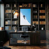 Skiing Adventure Poster