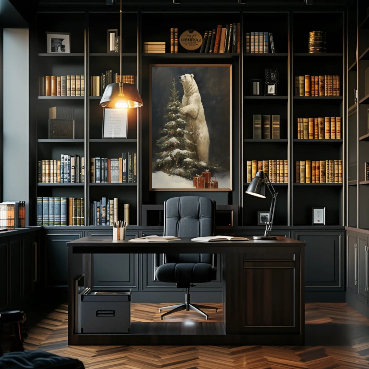 Polar BearS Christmas Poster