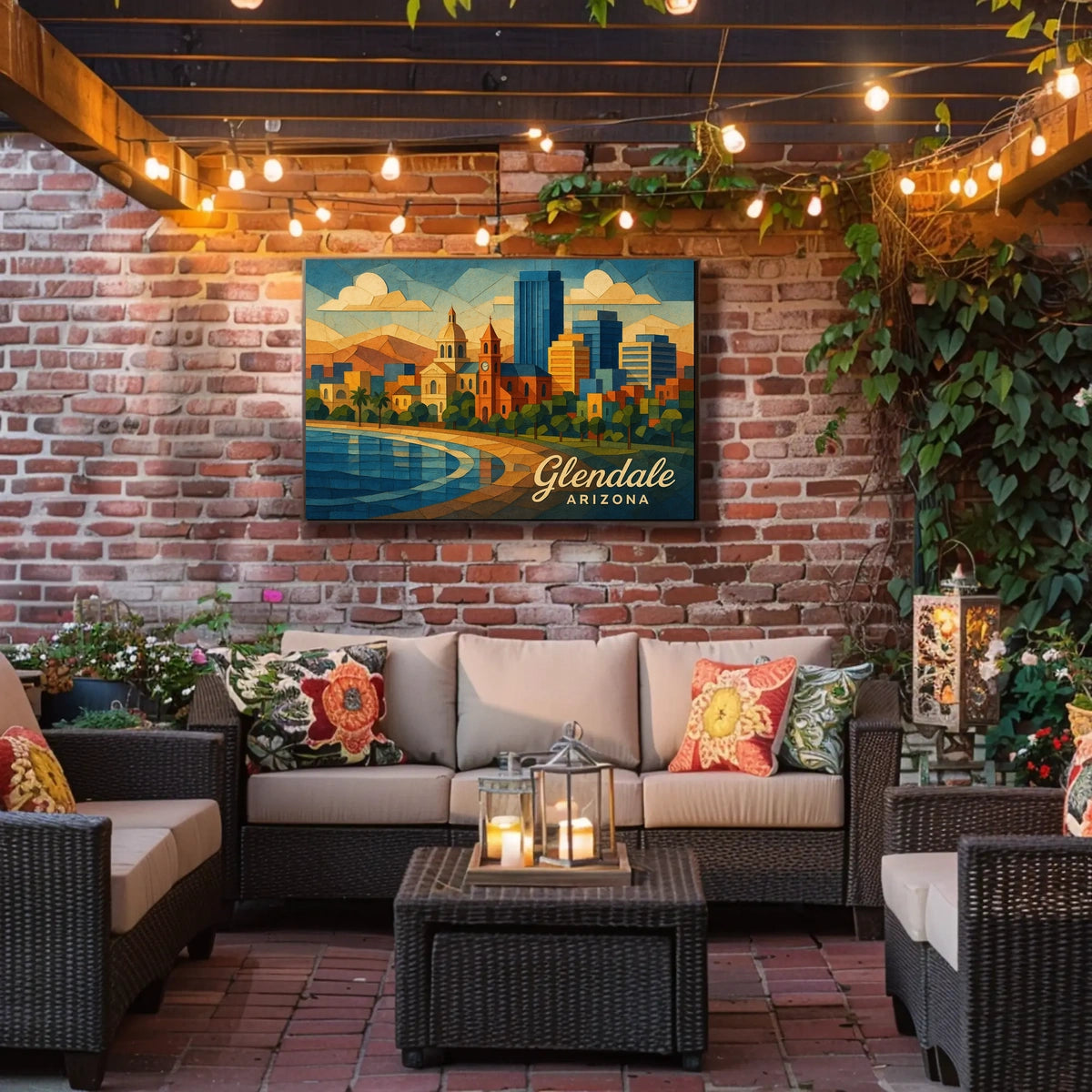 Glendale Desert City Photography Decor Poster